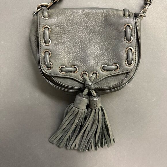 Rebecca Minkoff Black Leather Crossbody Bag - Picture 3 of 15